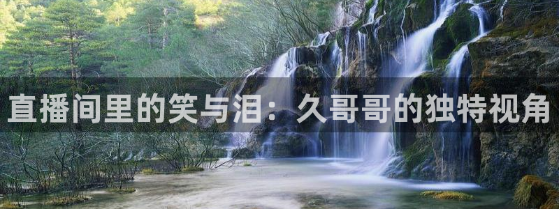 鲸鱼体育：直播间里的笑与泪：久哥哥的独特视角
